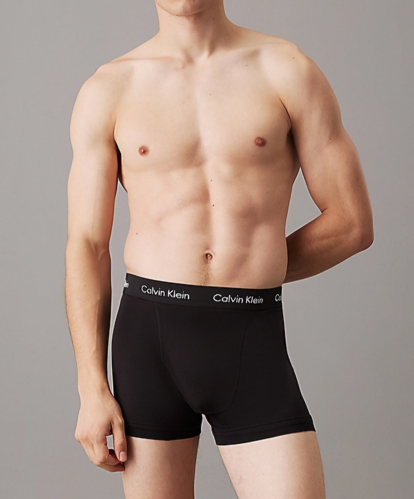 BOXER ADERENTI COTTON STRETCH CONFEZIONE DA 3 (1 BIANCO E 2 NERO) CALVIN KLEIN