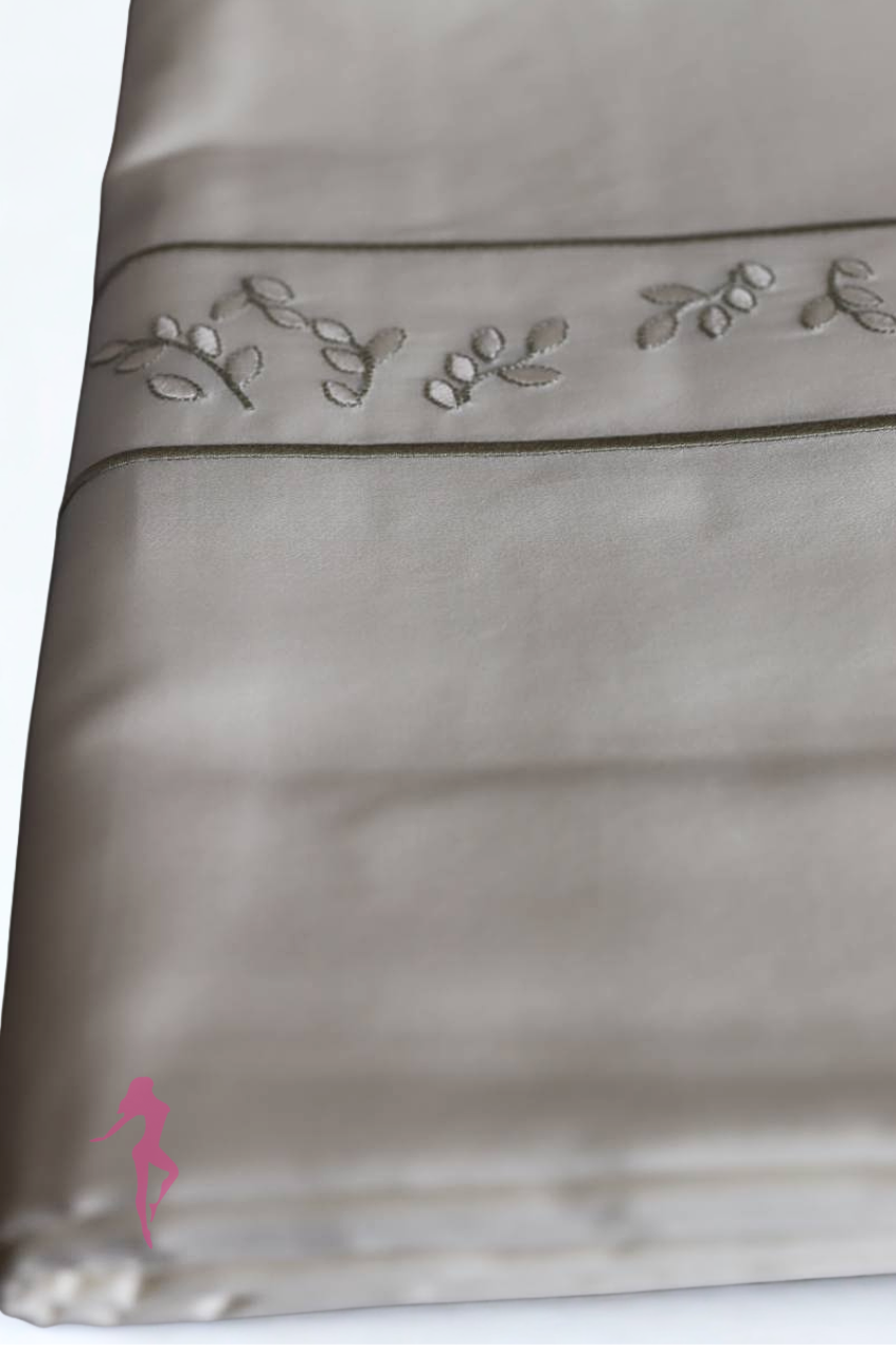 PARURE MATRIMONIALE IRIS ROMA IN RASO DI COTONE BARBACCI FIRENZE