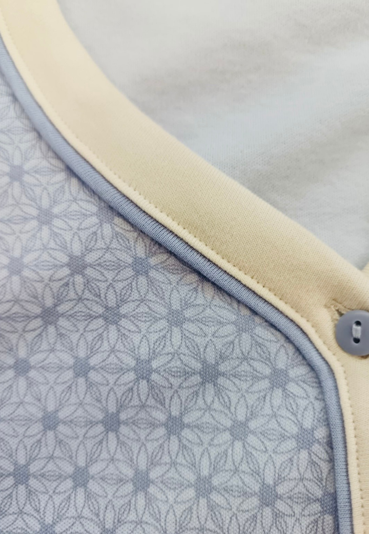CAMICIA DA NOTTE APERTA IN INTERLOCK DI COTONE LOVABLE