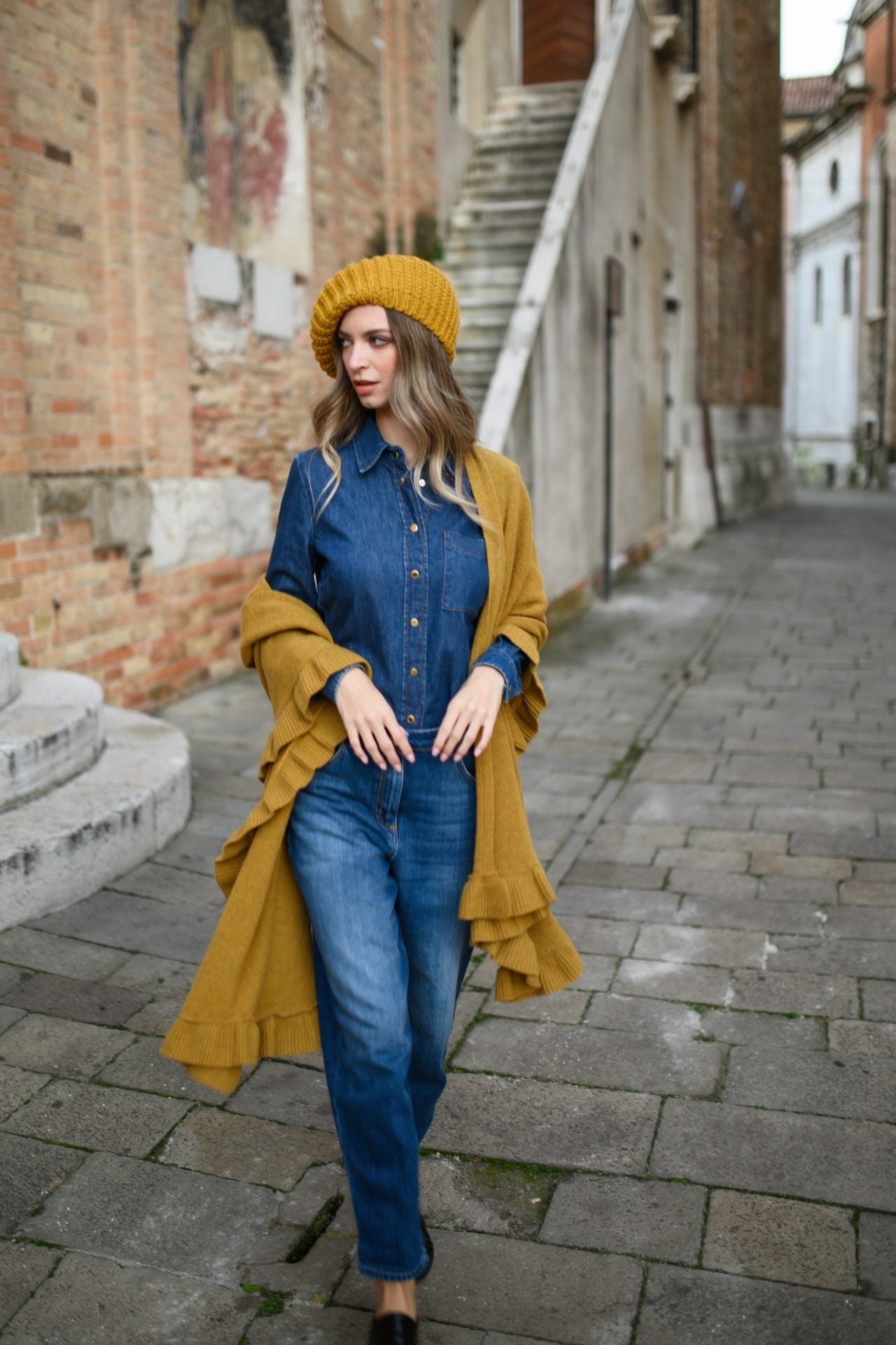 STOLA 100% LANA PAOLA PEN