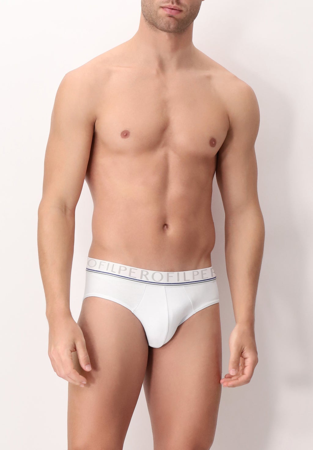 MATCH BIPACK SLIP MEDIO IN COTONE ELASTICIZZATO CON LOGO PEROFIL