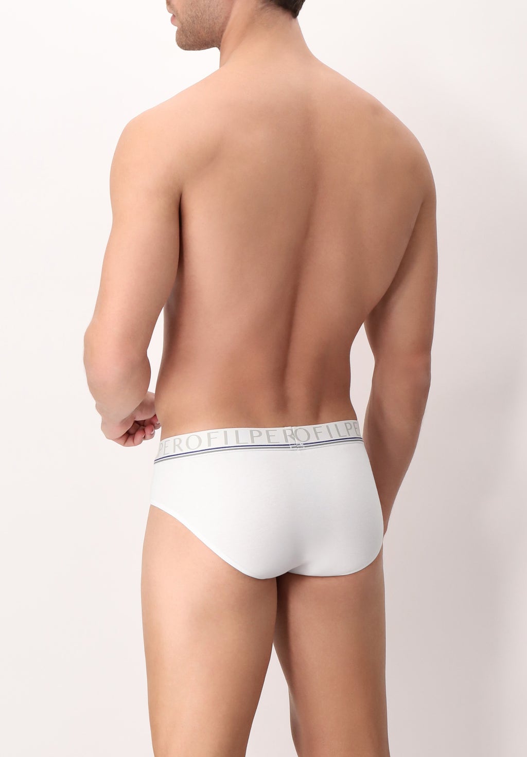 MATCH BIPACK SLIP MEDIO IN COTONE ELASTICIZZATO CON LOGO PEROFIL