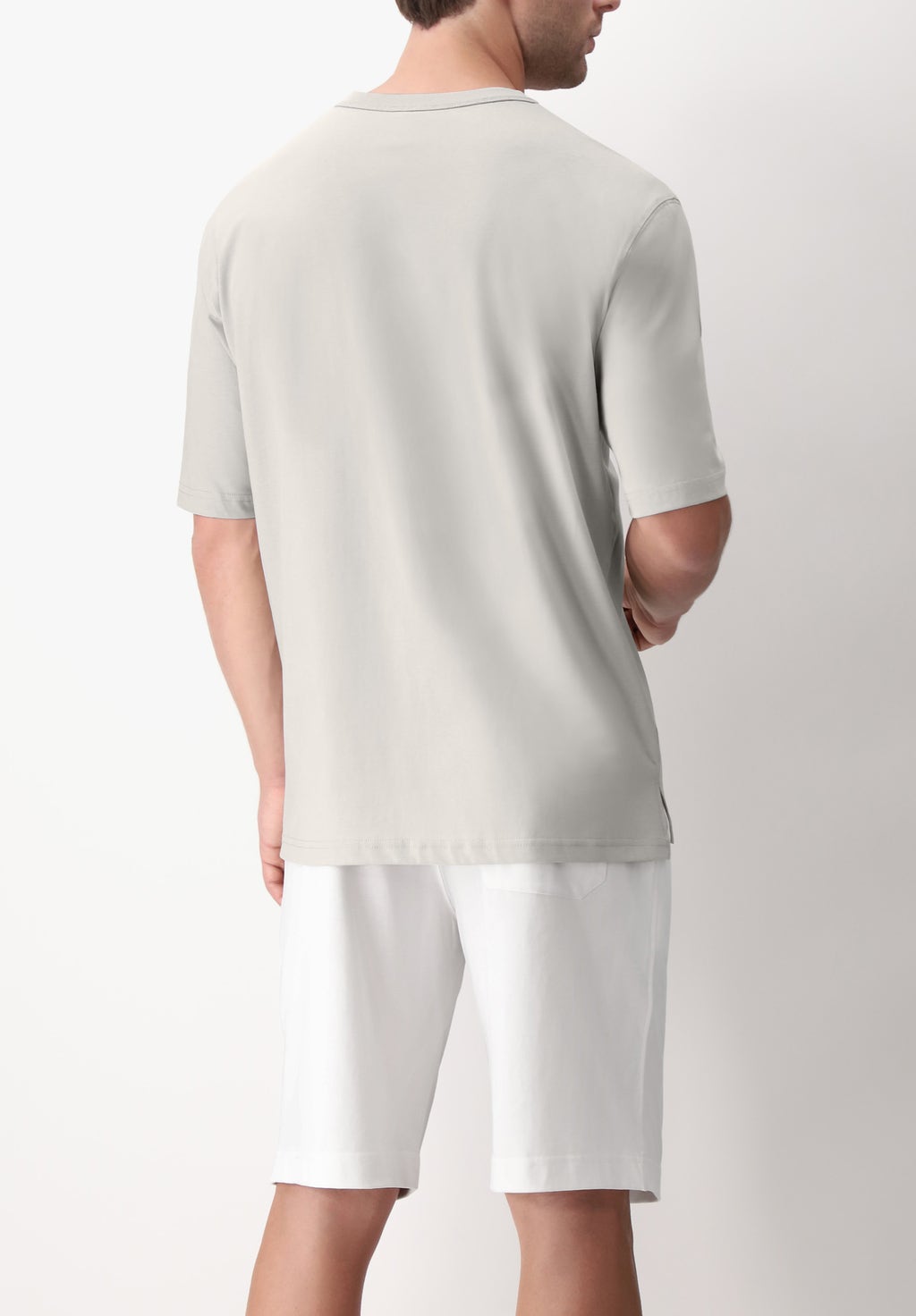 T-SHIRT GIROCOLLO IN COTONE BOXY FIT PEROFIL