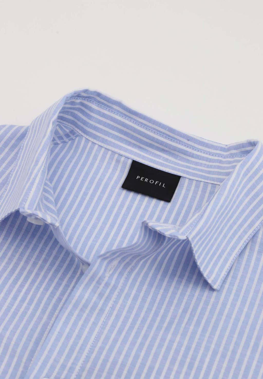 CAMICIA MANICA LUNGA IN FRESCO LINO E COTONE PEROFIL