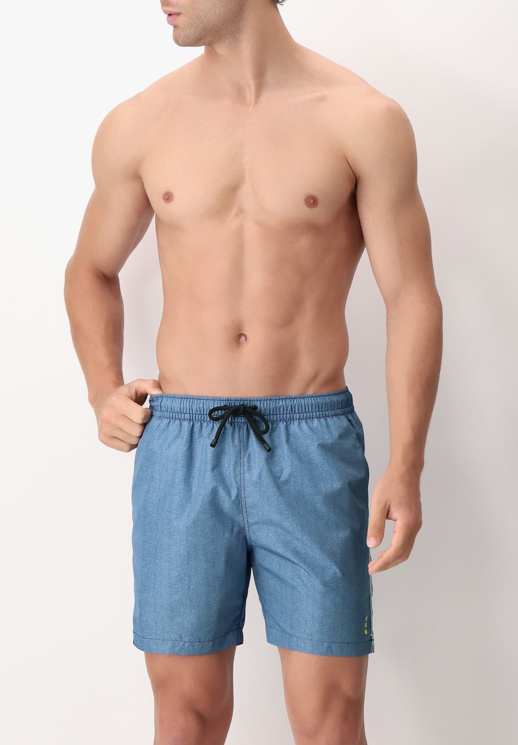 COSTUME BOXER STAMPA MÉLANGE DENIM PEROFIL