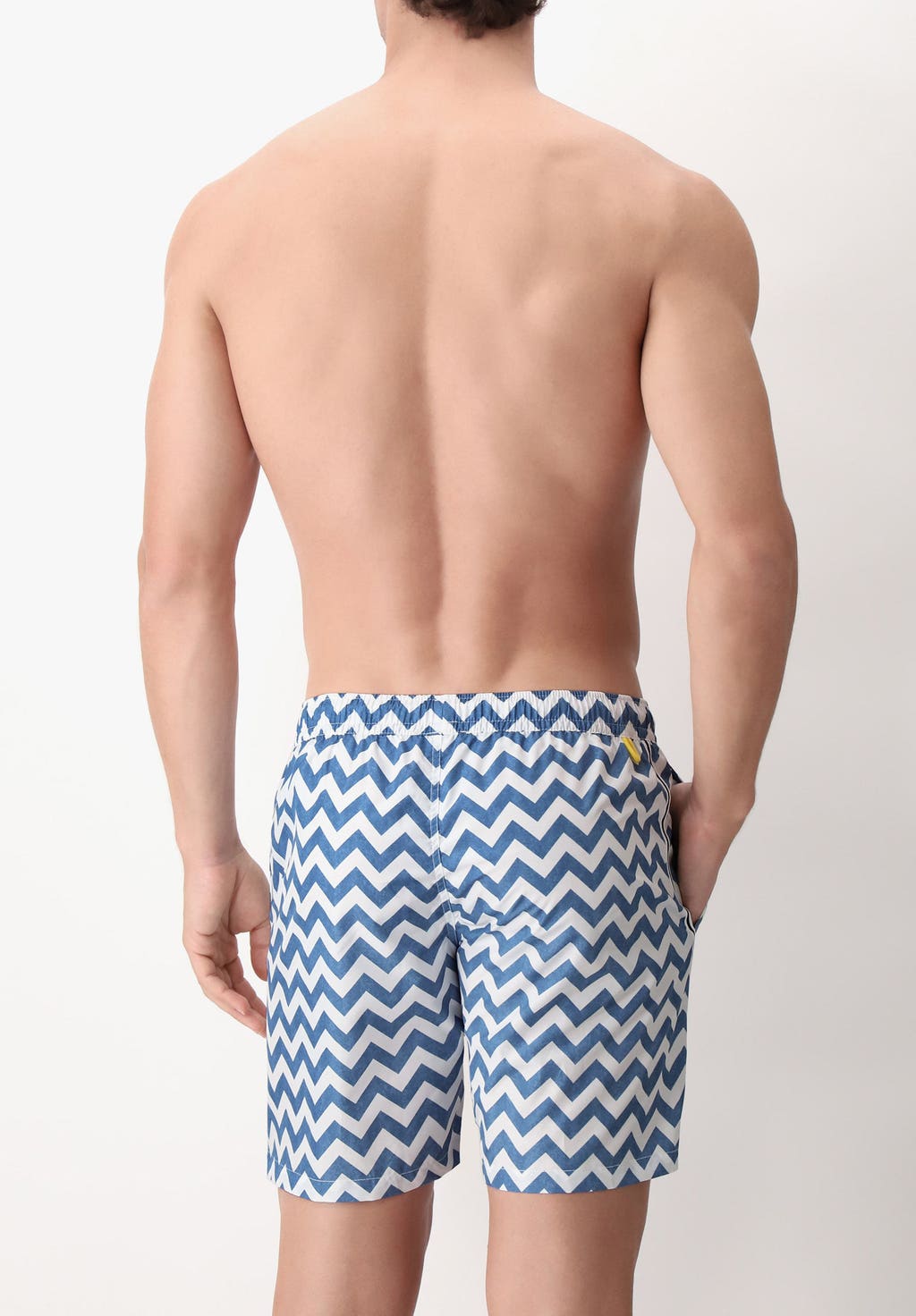COSTUME BOXER STAMPA CHEVRON DENIM PEROFIL
