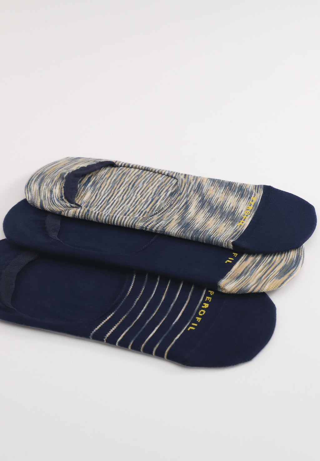 TRIPACK PARISCARPA IN FILO DI SCOZIA ELASTICIZZATO COLOR PEROFIL