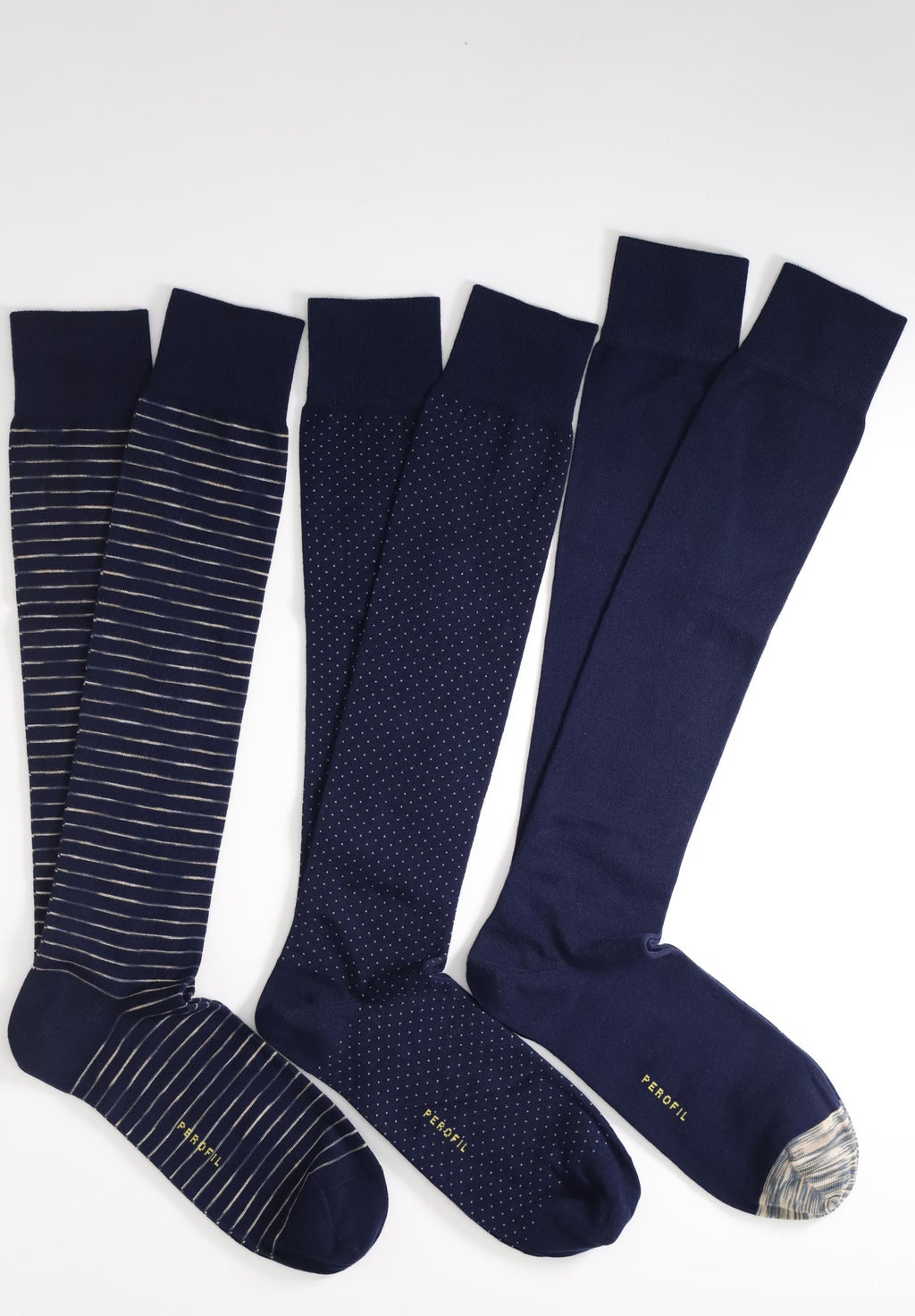 TRIPACK CALZA LUNGA IN COTONE ELASTICIZZATO COLORS PEROFIL
