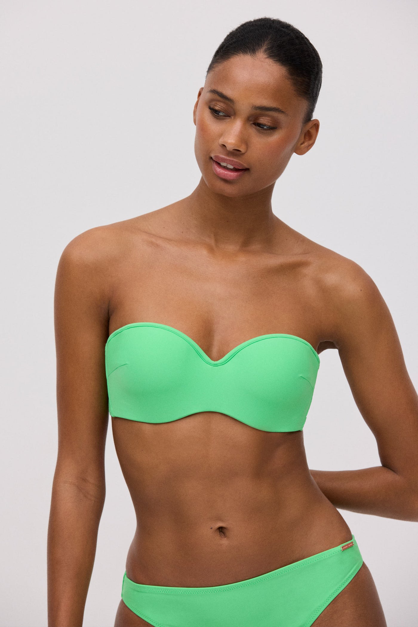 TOP BIKINI A FASCIA VERDE MENTA YSABEL MORA