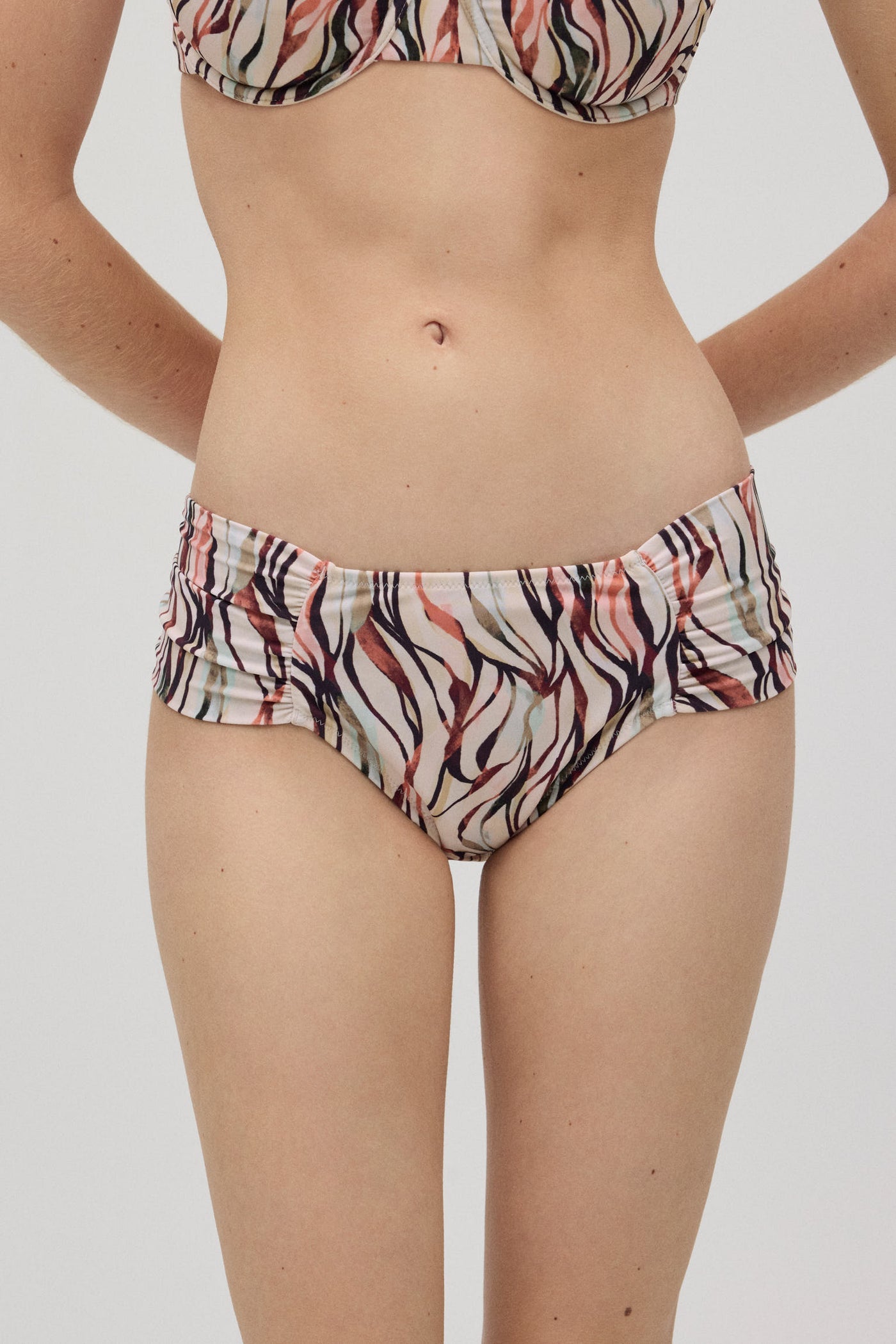 SLIP BIKINI VITA MIDI MODELLANTE STAMPA ASTRATTA YSABEL MORA