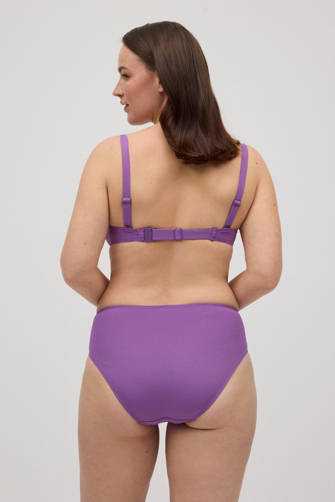 SLIP BIKINI VITA ALTA CONTENITIVO VIOLA YSABEL MORA