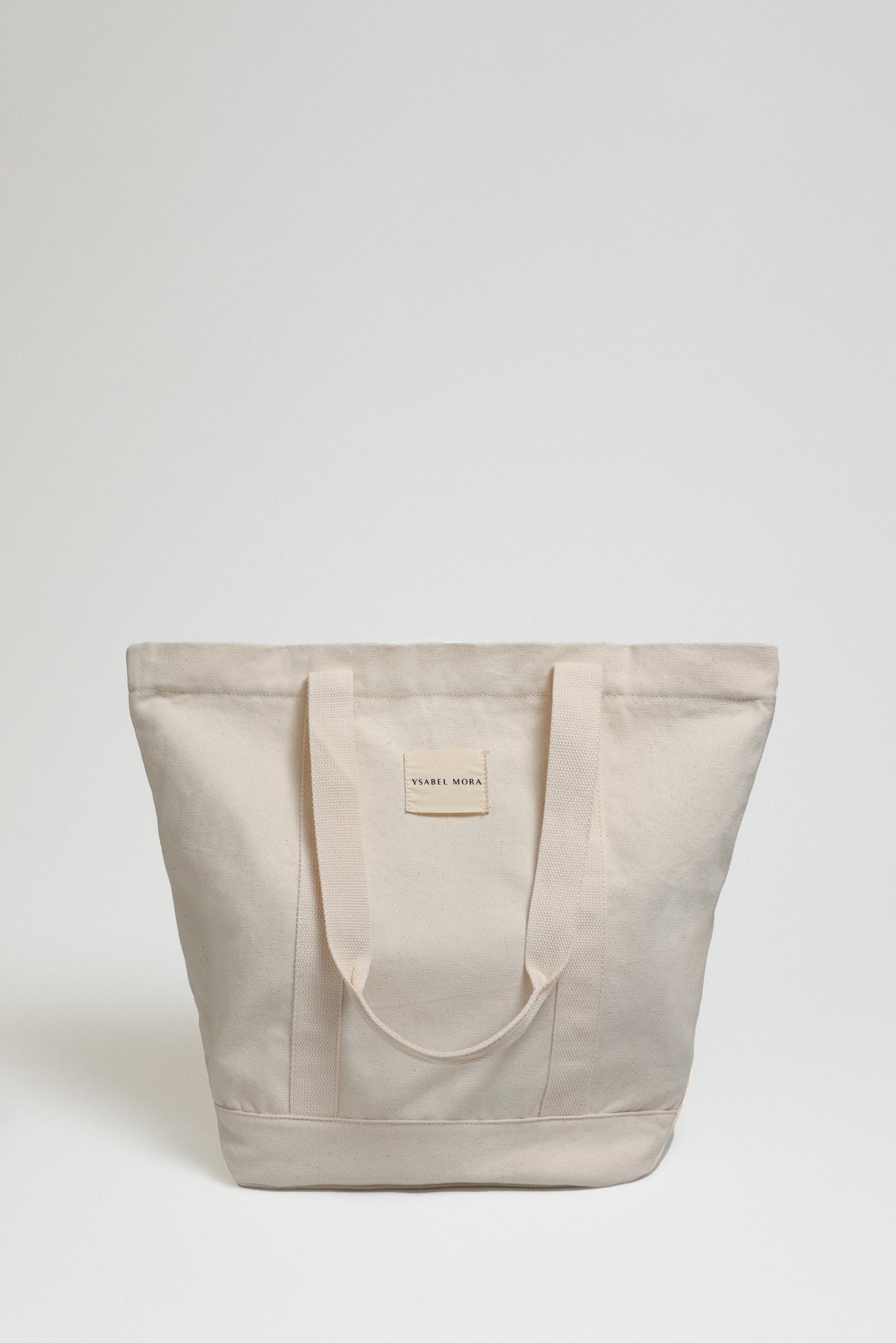 BORSA DA MARE IN TESSUTO BEIGE YSABEL MORA