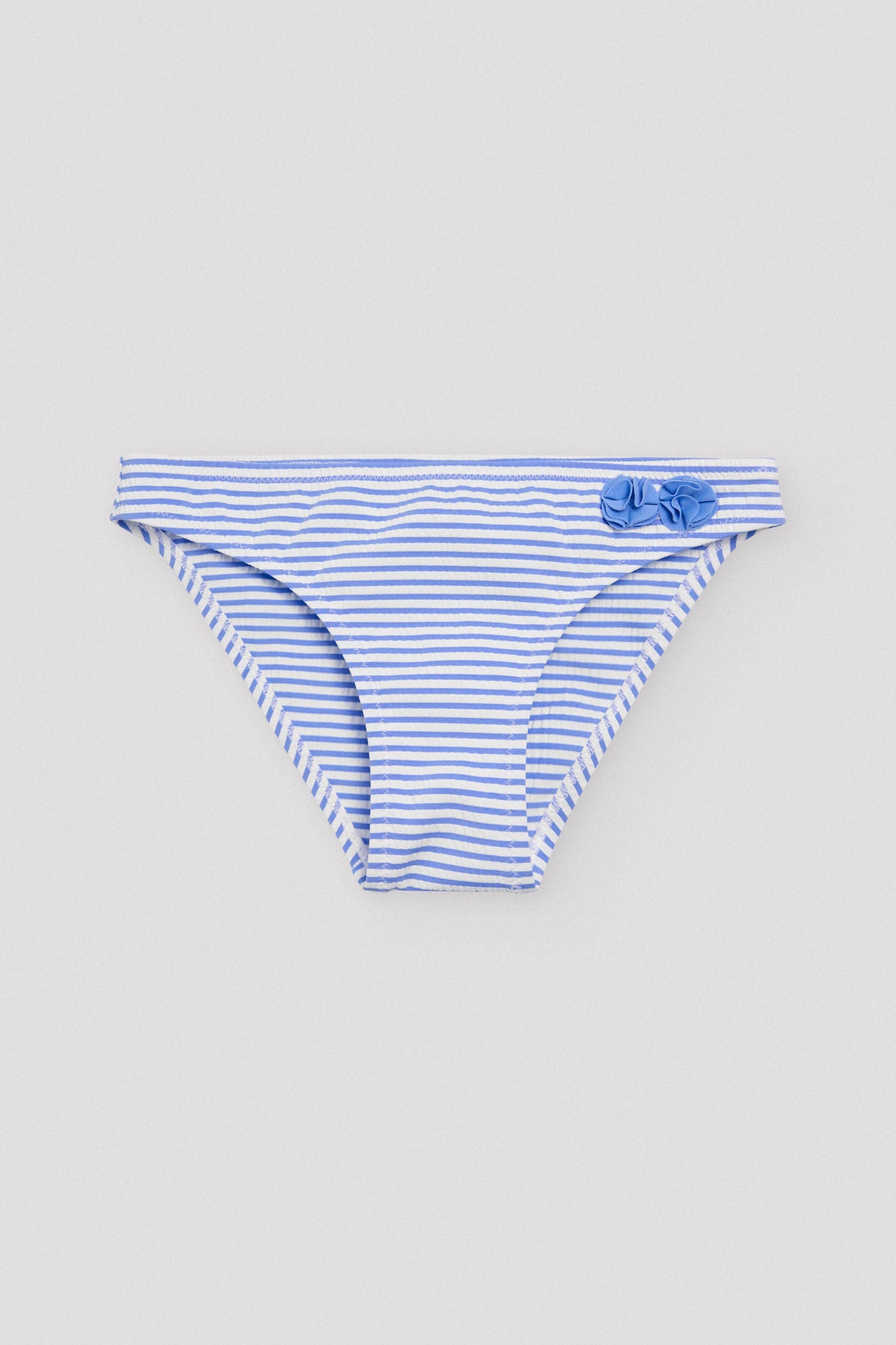SLIP BIKINI BAMBINA CON STAMPA A RIGHE YSABEL MORA
