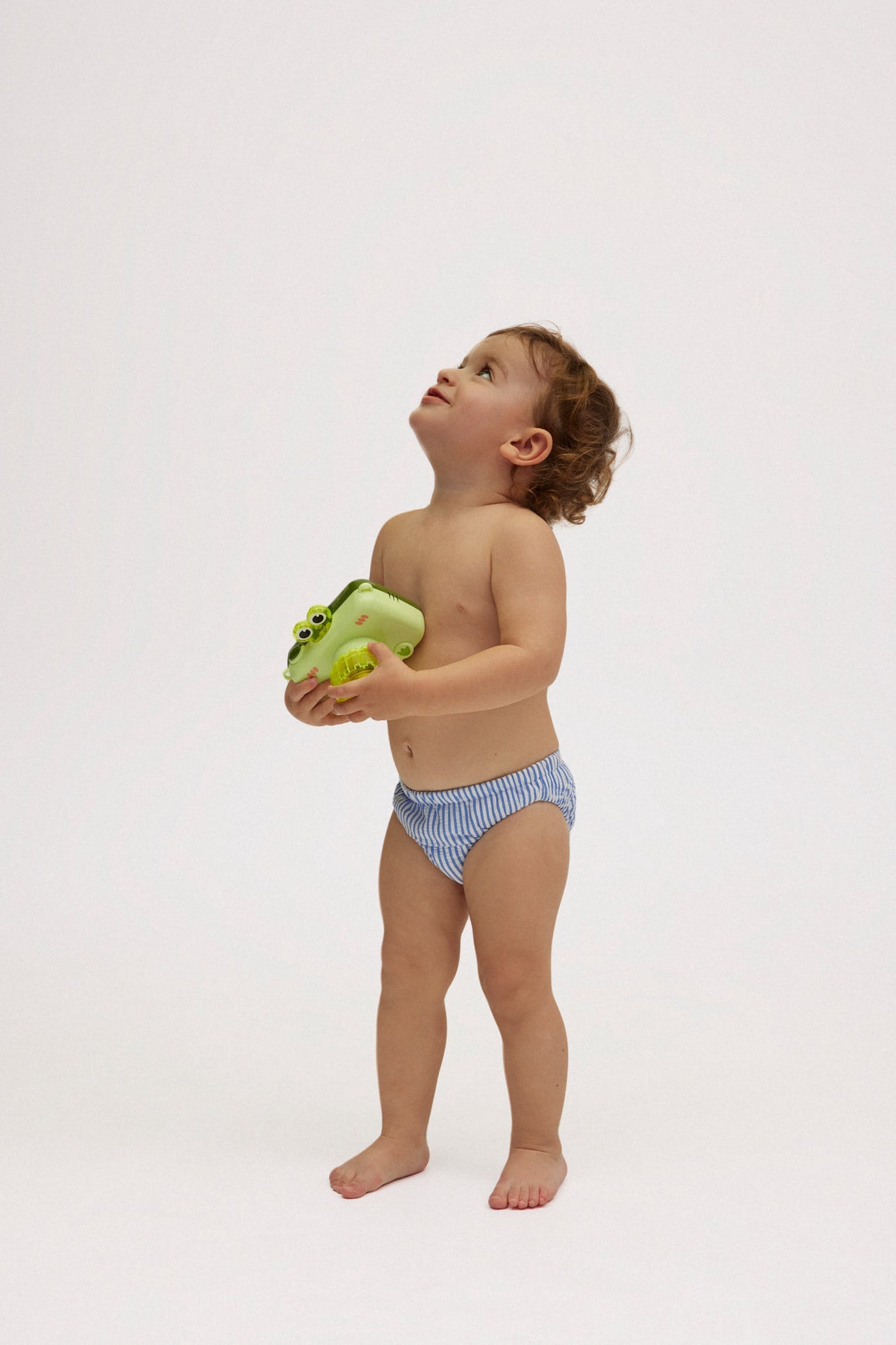 COSTUME PANNOLINO BIMBI CON STAMPA A RIGHE YSABEL MORA