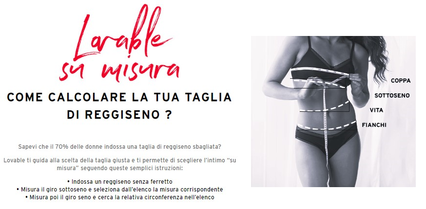 REGGISENO LOV'RING SENZA FERRETTO MEDIO SOSTEGNO LOVABLE