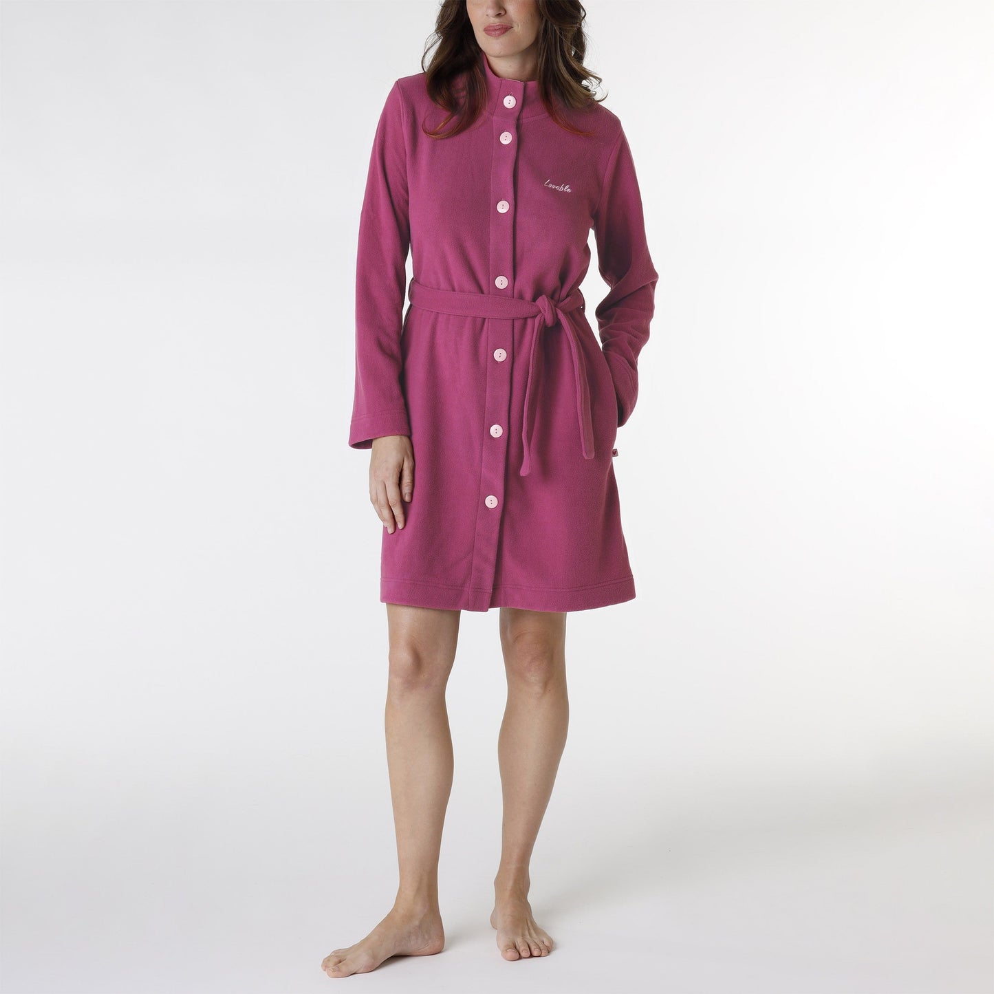 VESTAGLIA APERTA IN PILE LOVABLE