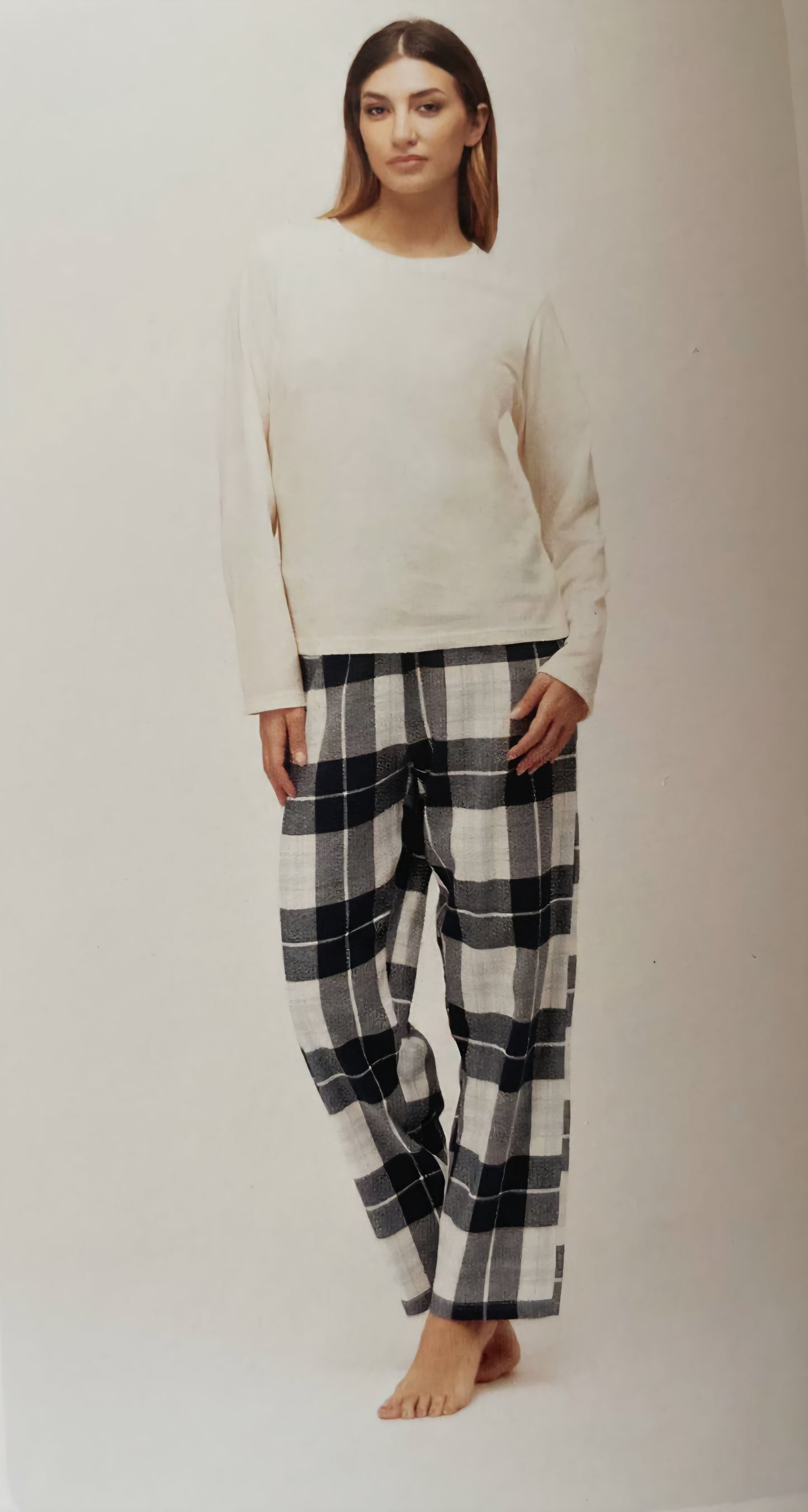 PIGIAMA DONNA IN JERSEY E FLANELLA FILA