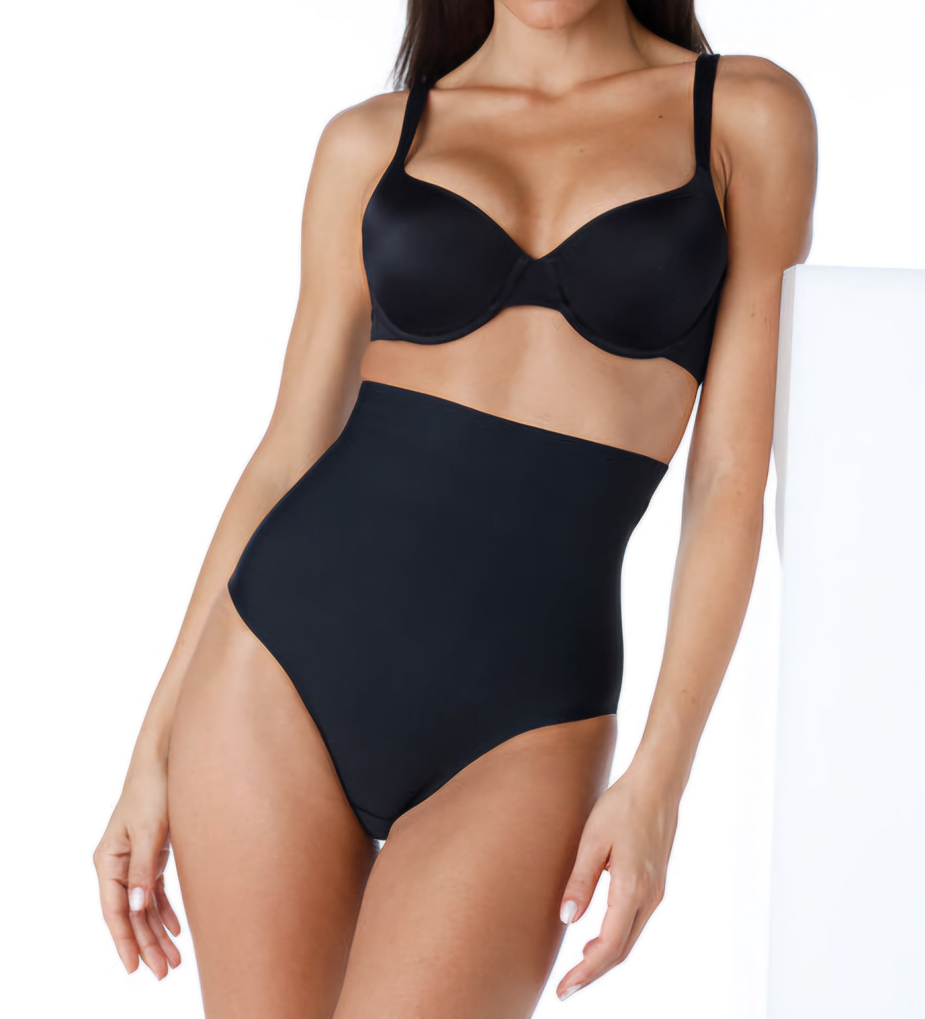 GUAINA SLIP VITA ALTA NERO SMOOTH SHAPING LOVABLE