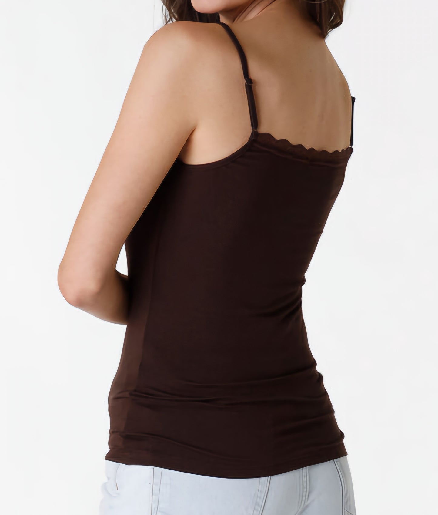 TOP BASIC SOUL LISCIO IN VISCOSA E PIZZO LOVABLE