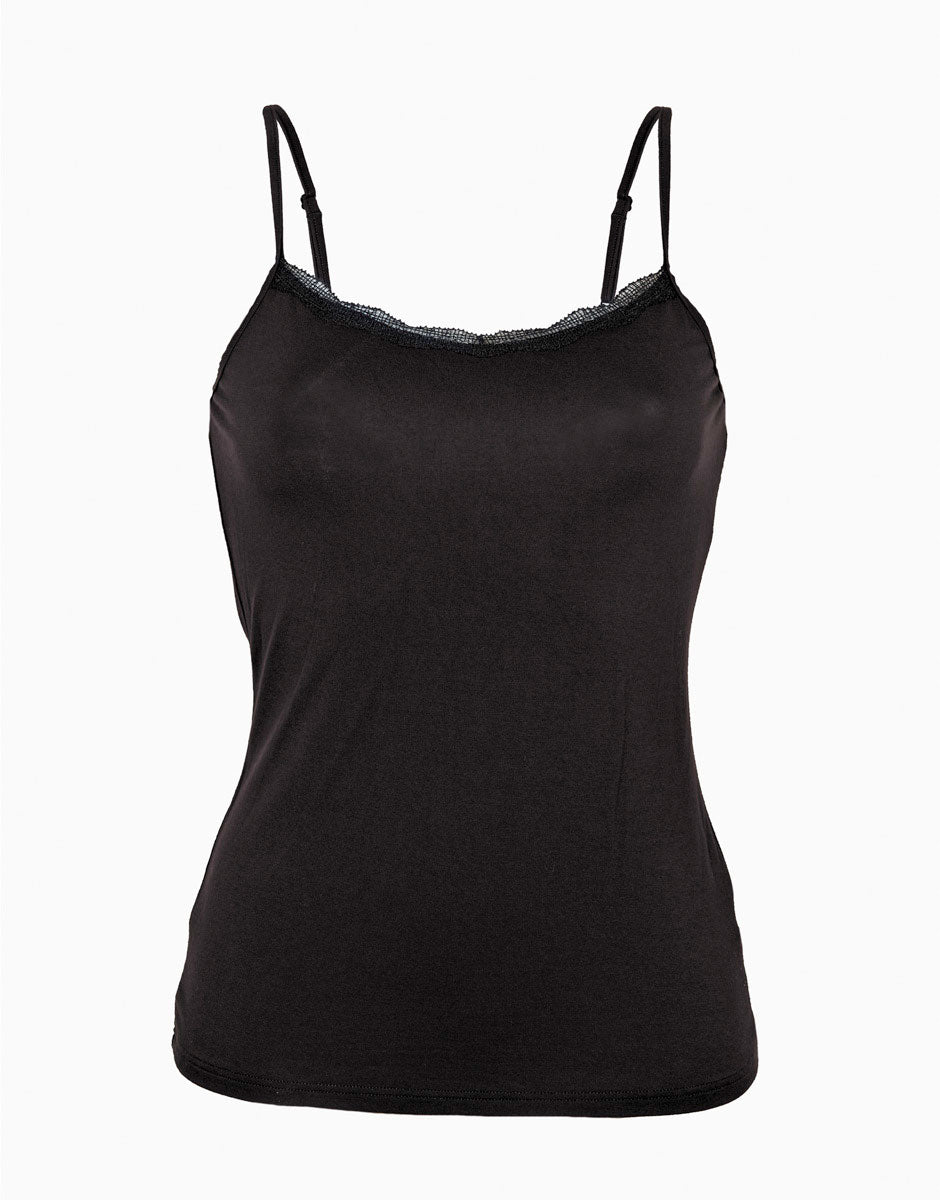 TOP BASIC SOUL LISCIO IN VISCOSA E PIZZO LOVABLE
