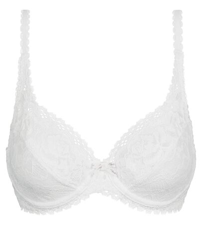 REGGISENO FLOWERY LACE CON FERRETTO BIANCO RICICLATO PLAYTEX