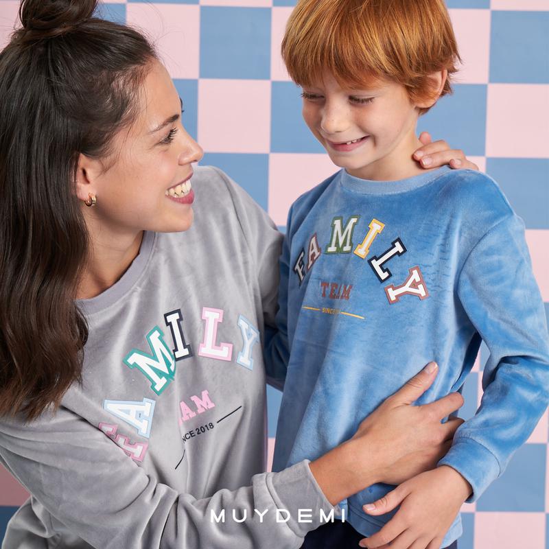 PIGIAMA BAMBINO "TEAM FAMILY" MUYDEMI