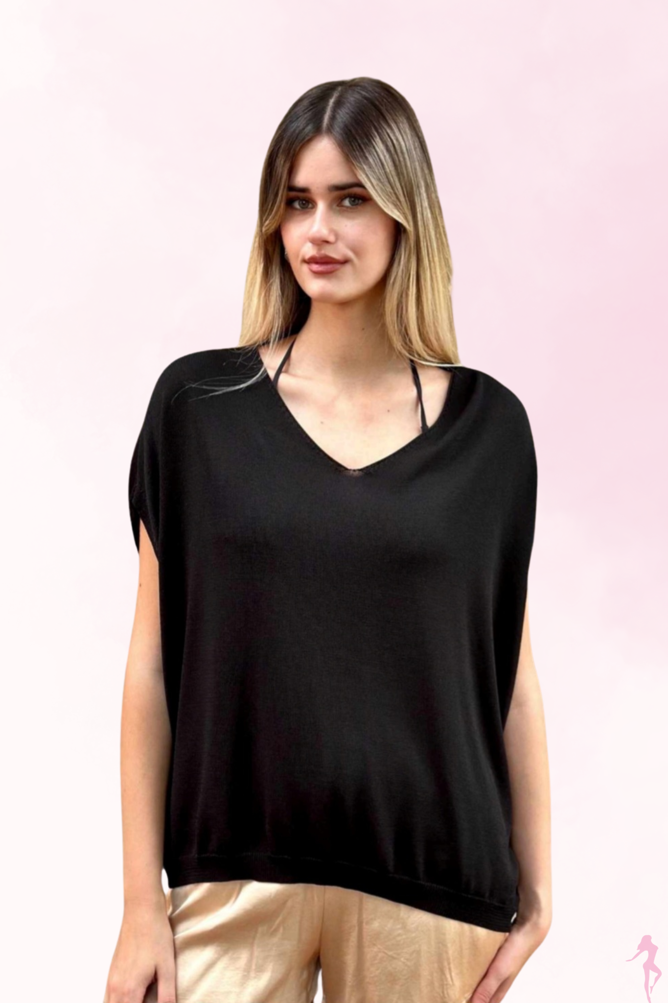 MAGLIA OVERSIZE IN VISCOSA NORTH POLE LADIES