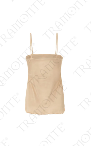 TOP IN RASO ELASTICIZZATO KRISTAL TRAMONTE