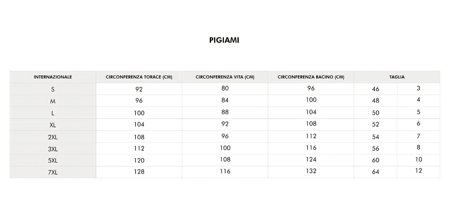 PIGIAMA LUNGO SERAFINO PUNTO MILANO SOFT QUADRI CAGI