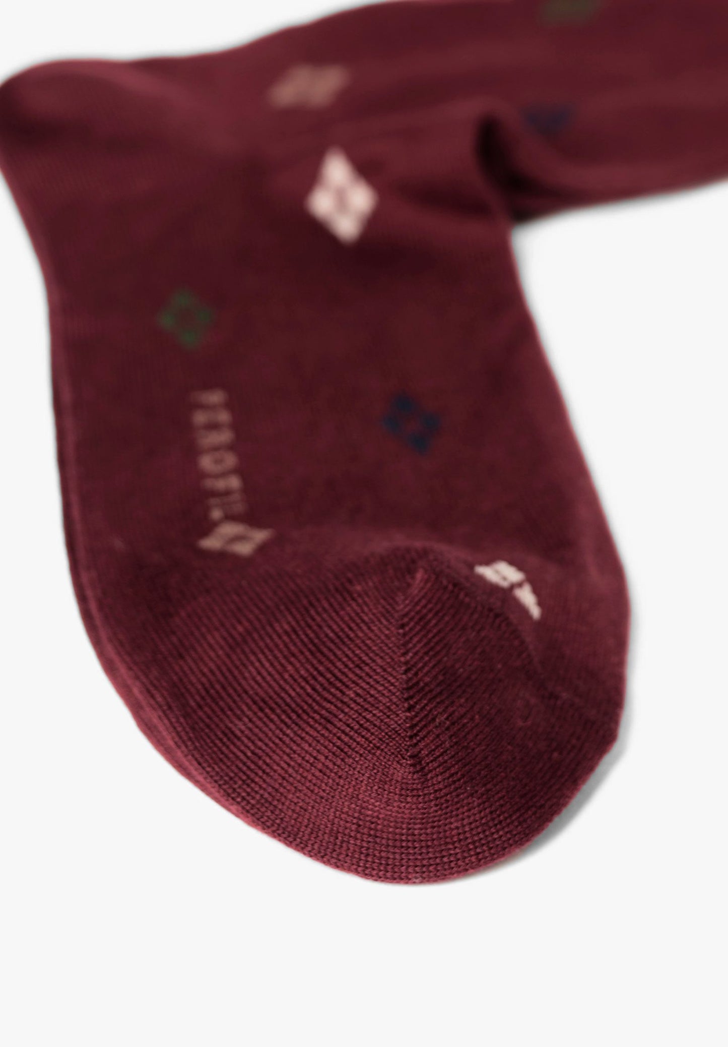 CALZA CORTA IN COTONE E CASHMERE DISEGNI ARGYLE PEROFIL