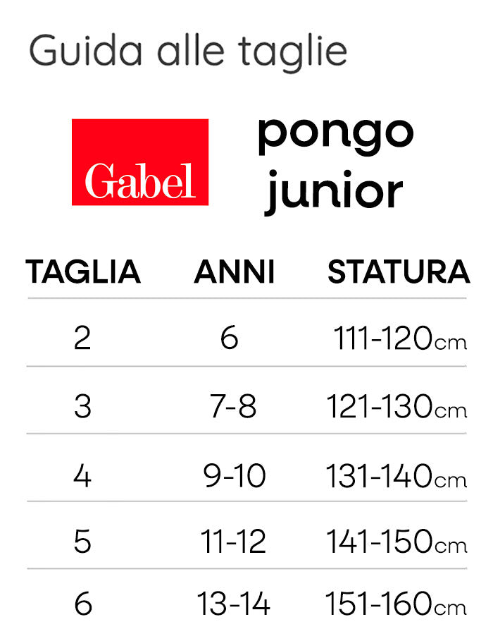 ACCAPPATOIO JUNIOR PONGO GABEL