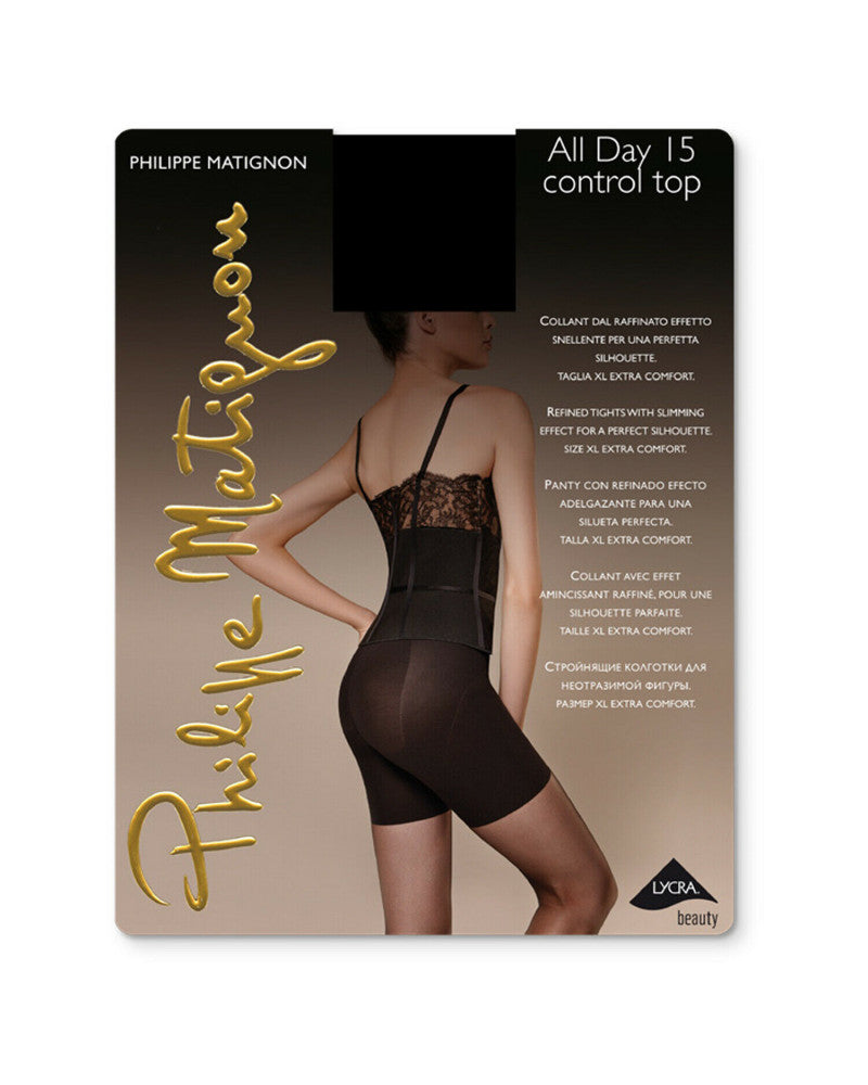 COLLANT ALL DAY 15 DEN CONTROL TOP PHILIPPE MATIGNON
