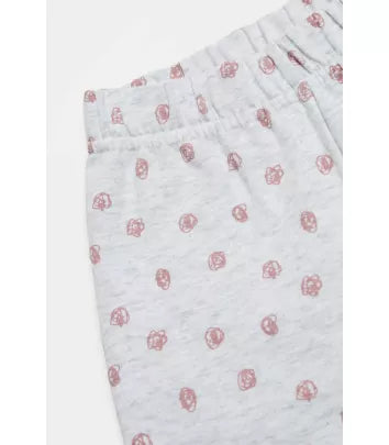 COMPLETO NEONATO ROSA CON STAMPA CONIGLIETTO YSABEL MORA