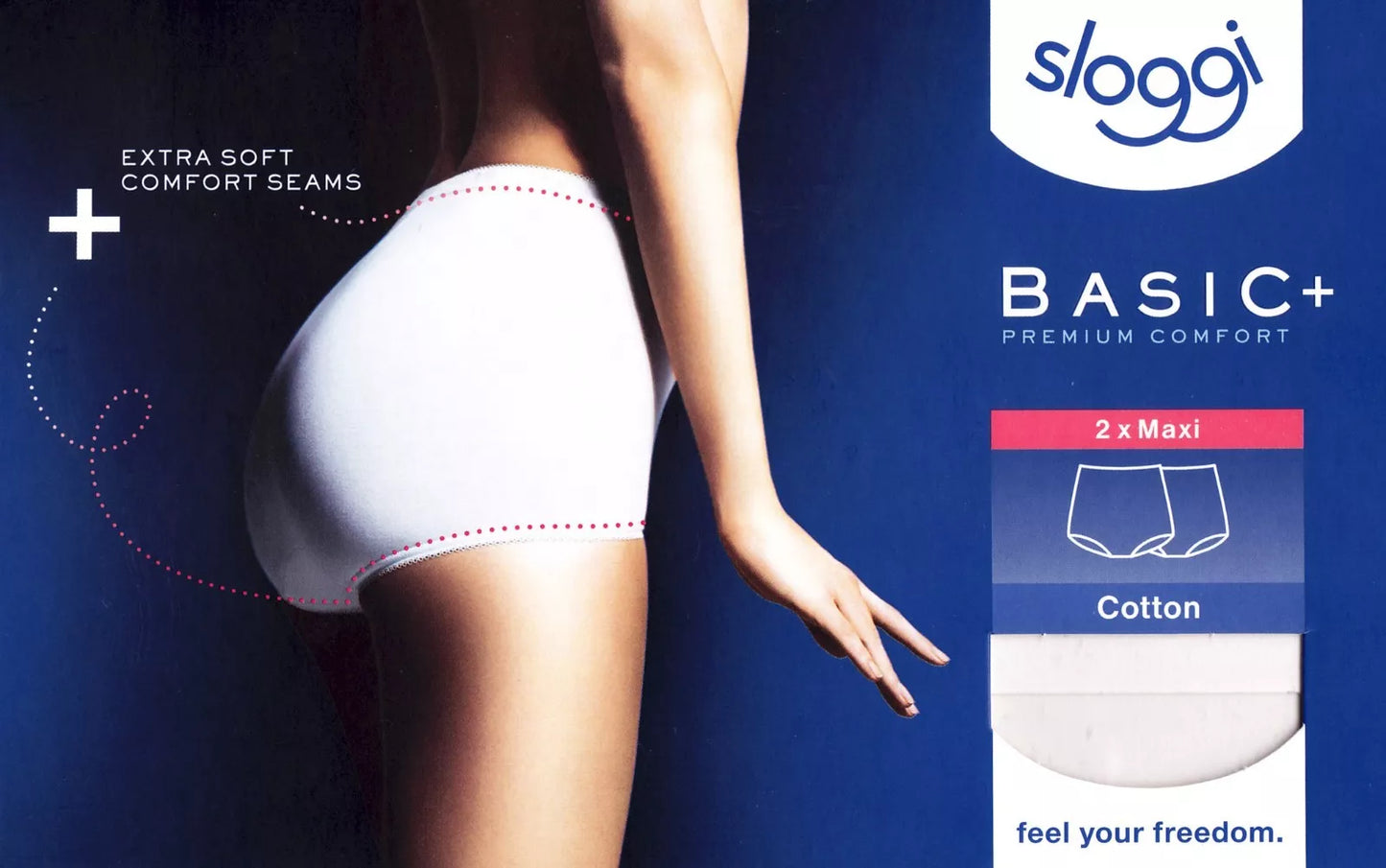 BIPACK SLIP MAXI VITA ALTA BASIC+ SLOGGI