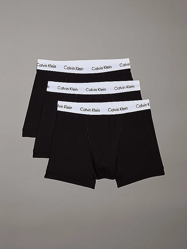 BOXER ADERENTI COTTON STRETCH CONFEZIONE DA 3 NERO CALVIN KLEIN