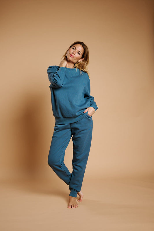 PIGIAMA E HOMEWEAR BLU PETROLIO MUYDEMI