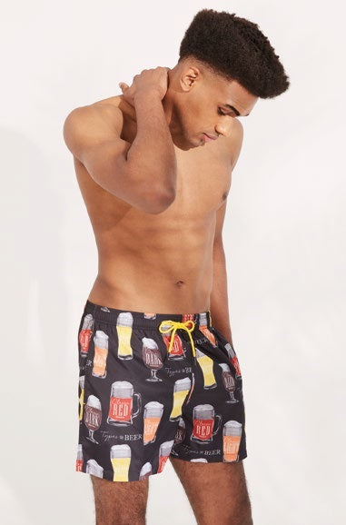 COSTUME BOXER CON STAMPA BIRRE YSABEL MORA
