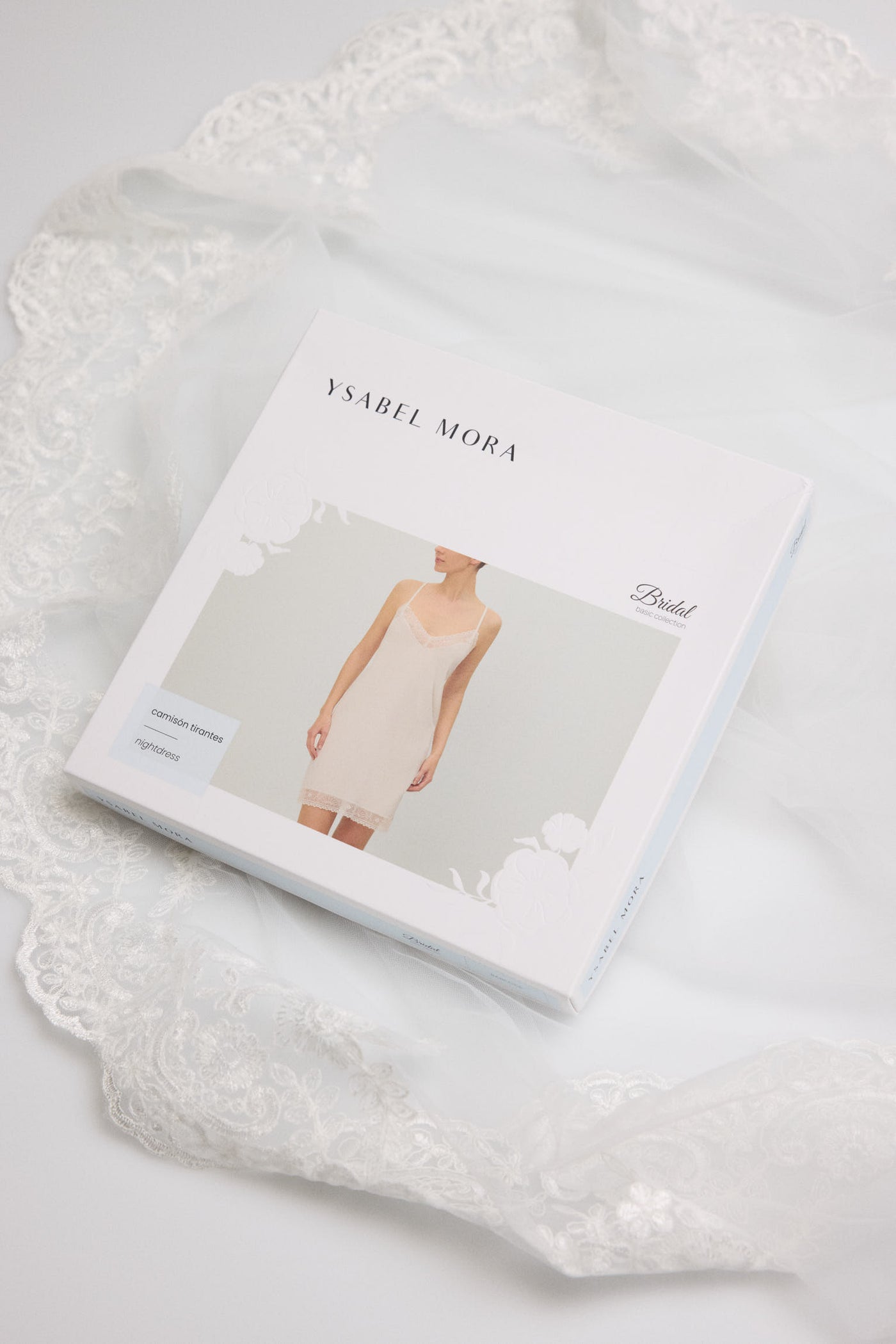 SOTTOVESTE SPOSA IN RASO E PIZZO YSABEL MORA
