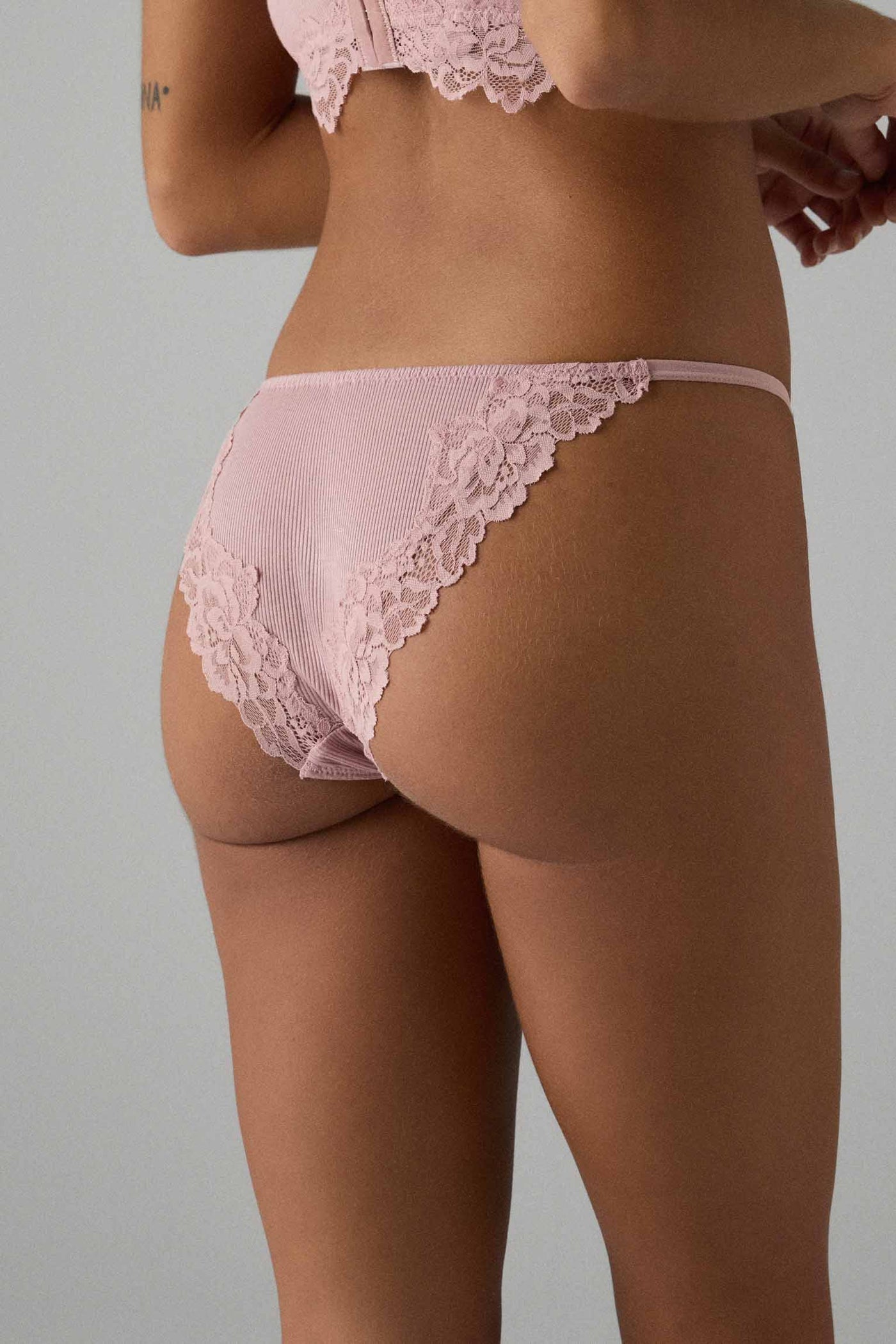 SLIP BRASILIANA A COSTINE DUSTY PINK SCURO YSABEL MORA