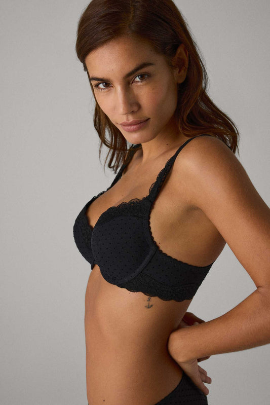 REGGISENO PUSH-UP NERO YSABEL MORA