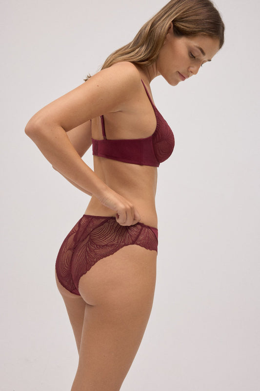 SLIP MIDI CON PIZZO EFFETTO TATOO YSABEL MORA