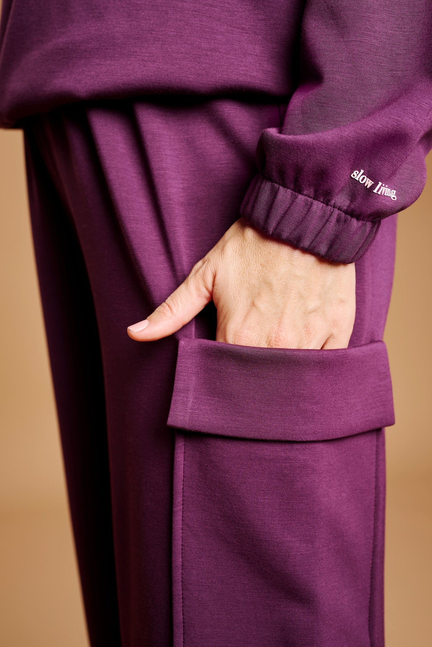 PIGIAMA BORDEAUX CON CAPPUCCIO MUYDEMI