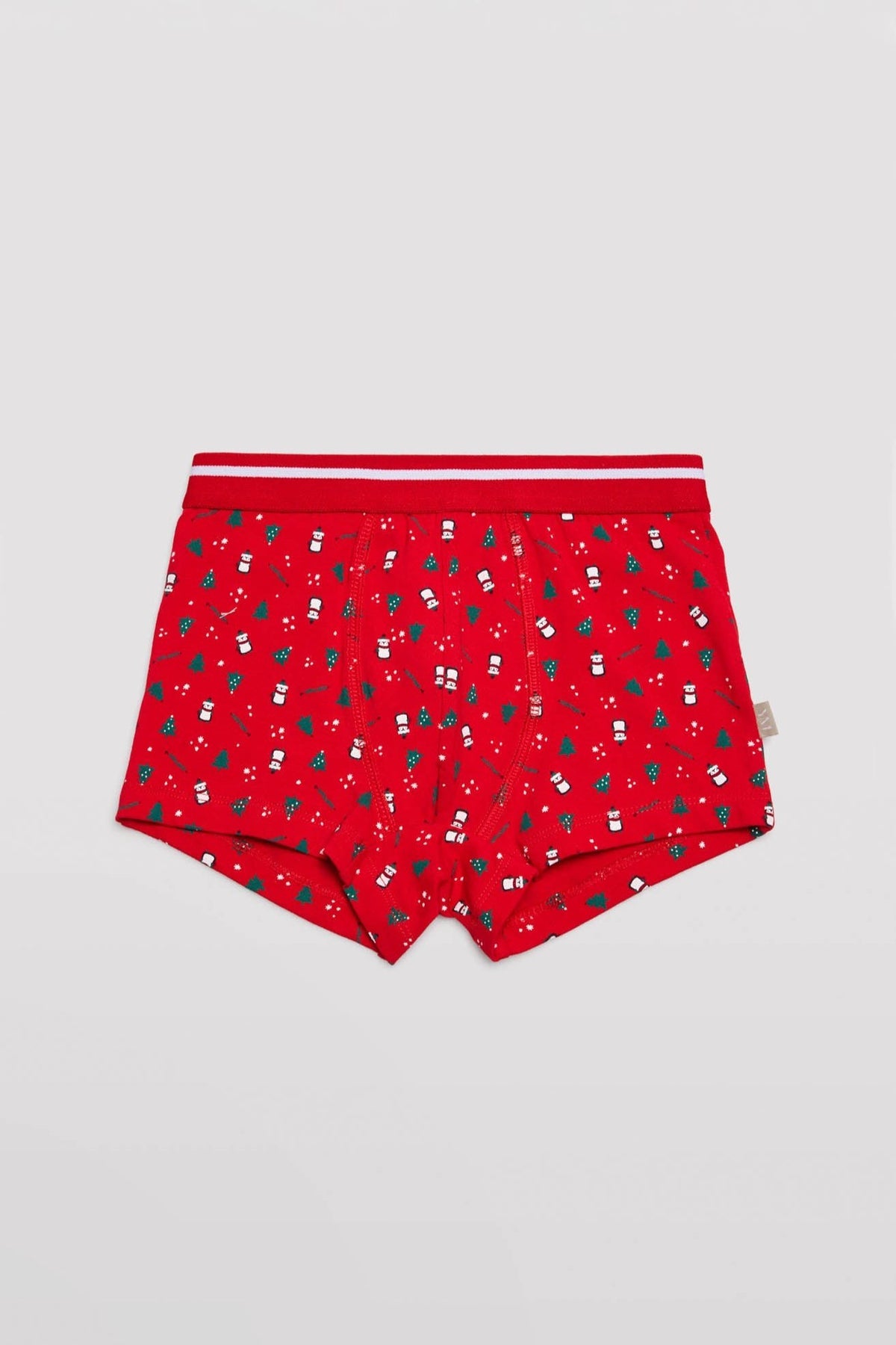 BOXER BIMBO IN COTONE NATURALE ROSSO YSABEL MORA