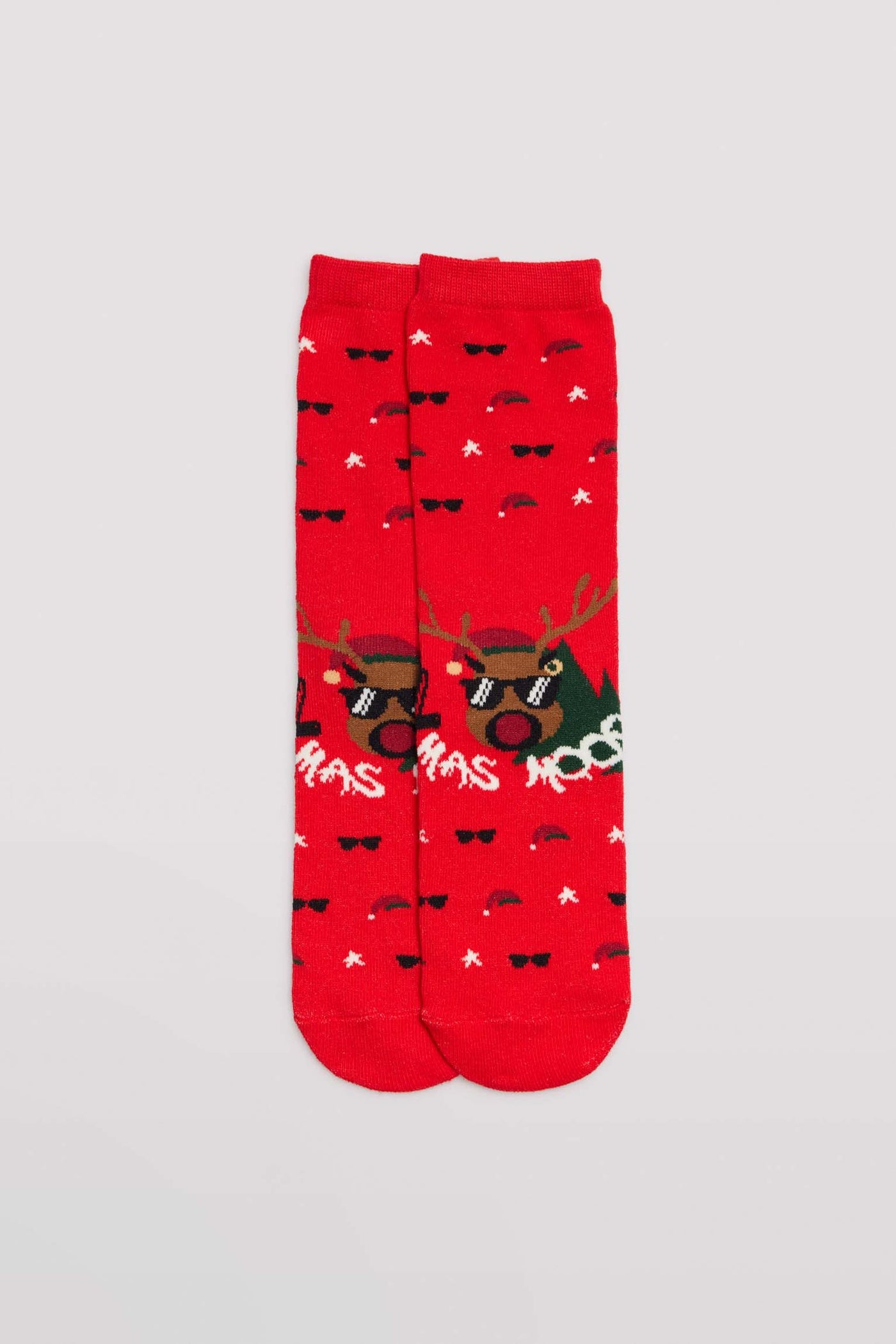 SET BOXER BIMBO + CALZINI IN COTONE NATURALE ROSSO YSABEL MORA