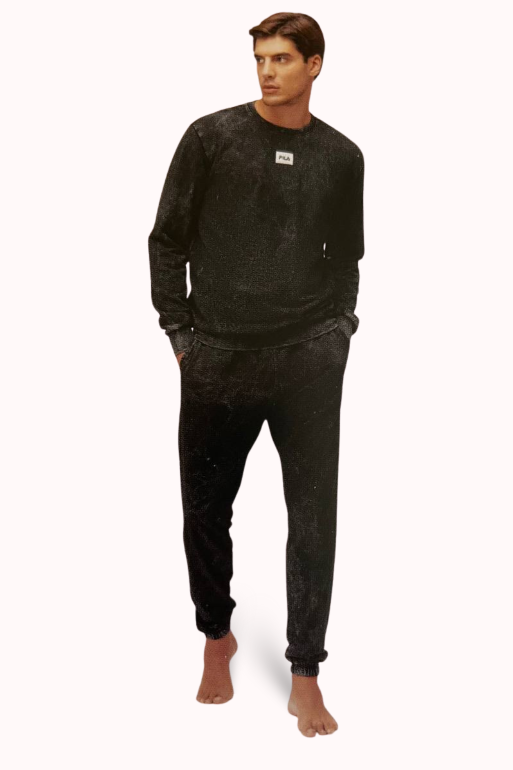 TUTA UOMO MOONLESS NIGHT IN COTONE FELPATO FILA