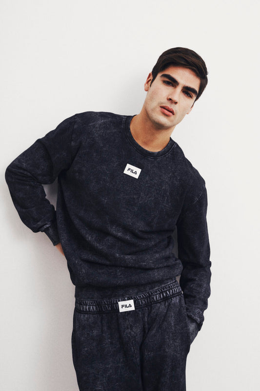 TUTA UOMO MOONLESS NIGHT IN COTONE FELPATO FILA