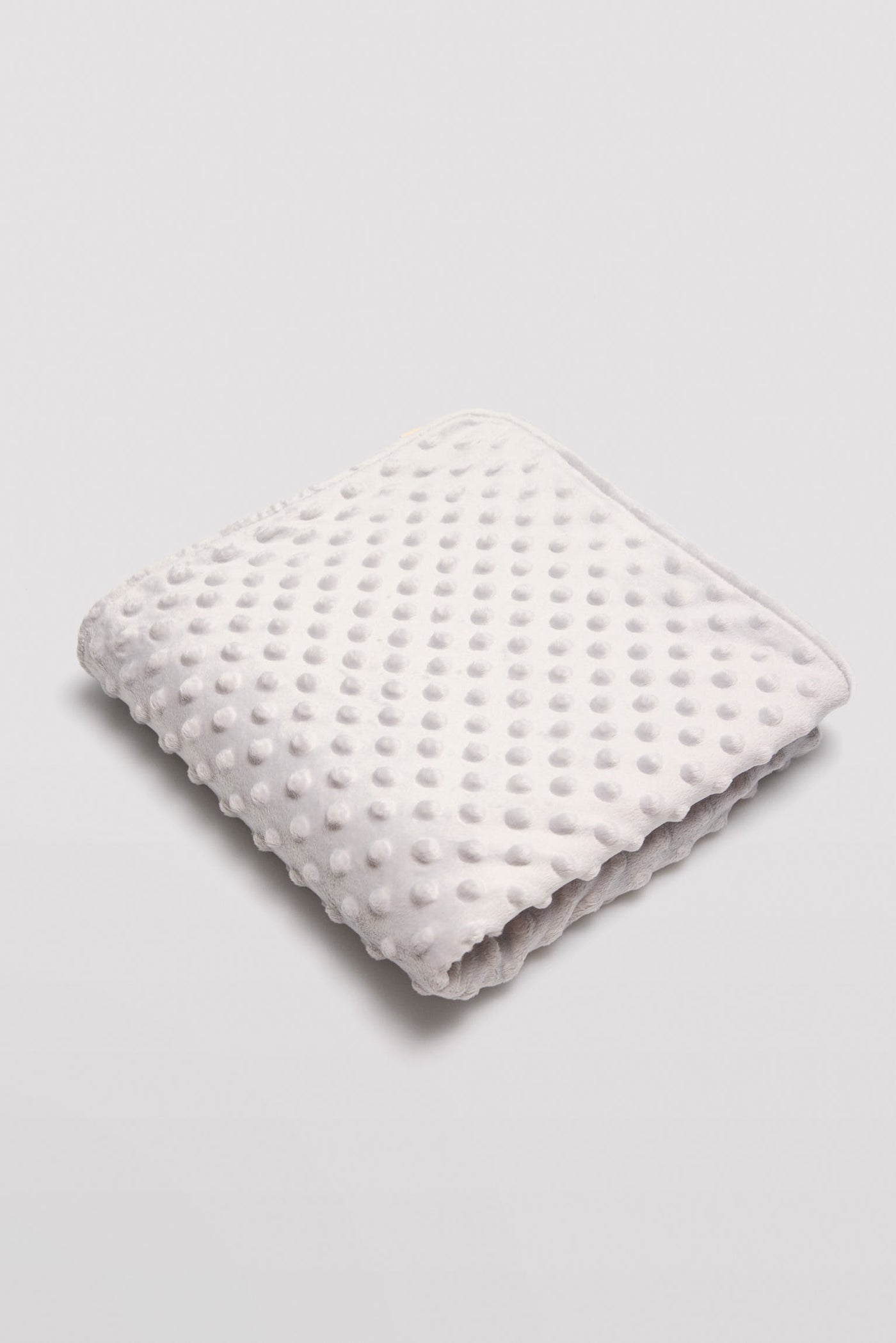 COPERTA NEONATO A POIS GRIGIO PERLA YSABEL MORA