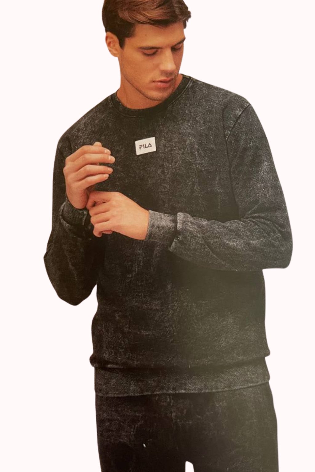 TUTA UOMO MOONLESS NIGHT IN COTONE FELPATO FILA