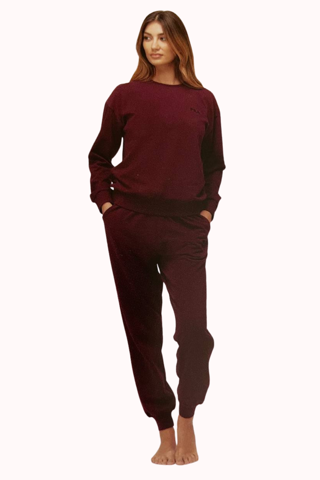 TUTA DONNA IN COTONE FELPATO FILA