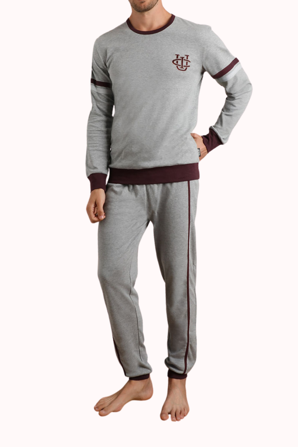 PIGIAMA LUNGO IN INTERLOCK DI COTONE LOVABLE